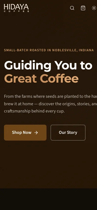 Hidaya Coffee mobile